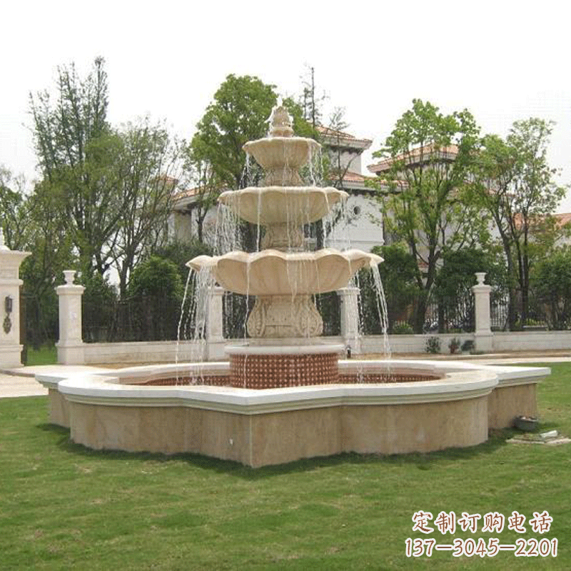 辽阳砂岩景观喷泉雕塑——美丽耐久的自然之美
