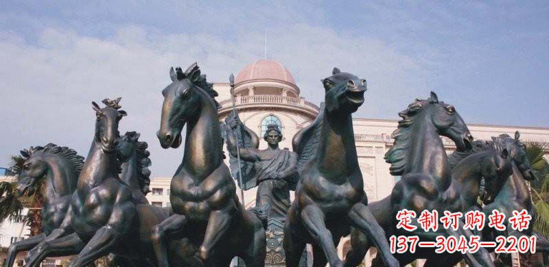 辽阳阿波罗战车铜雕222
