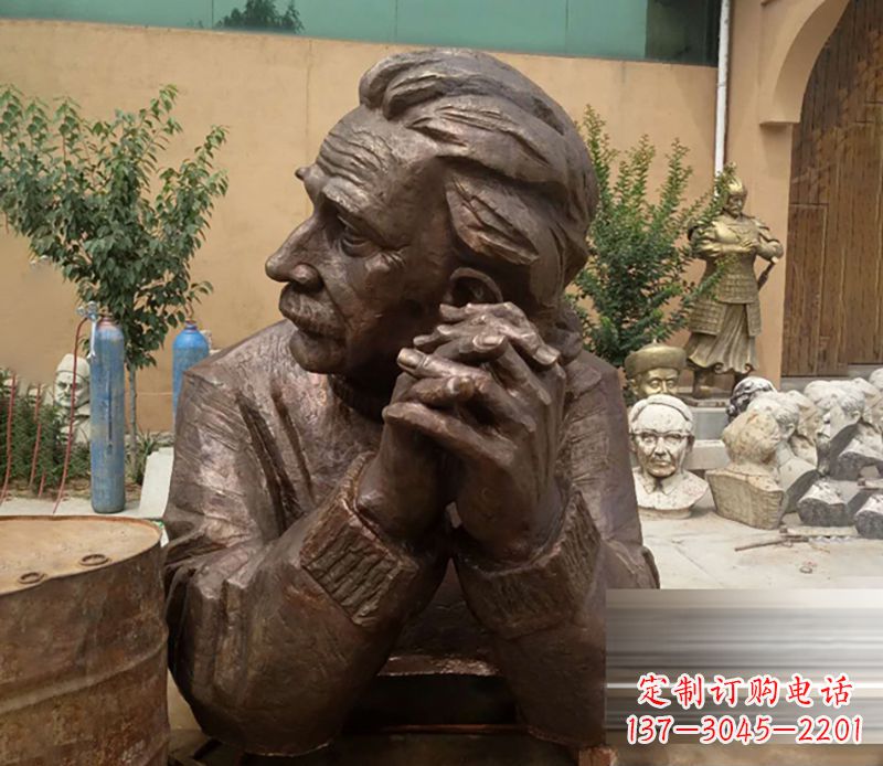 辽阳爱因斯坦名人铜雕纪念品