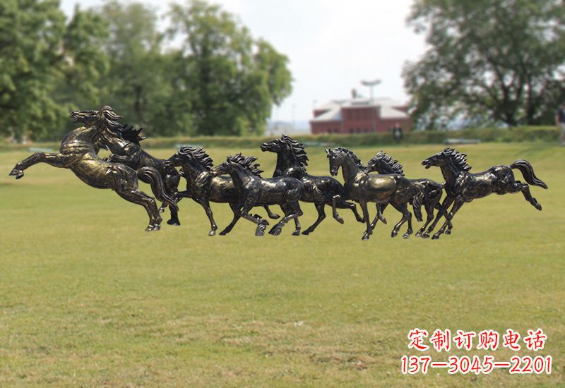 辽阳马群铜雕经典珍藏