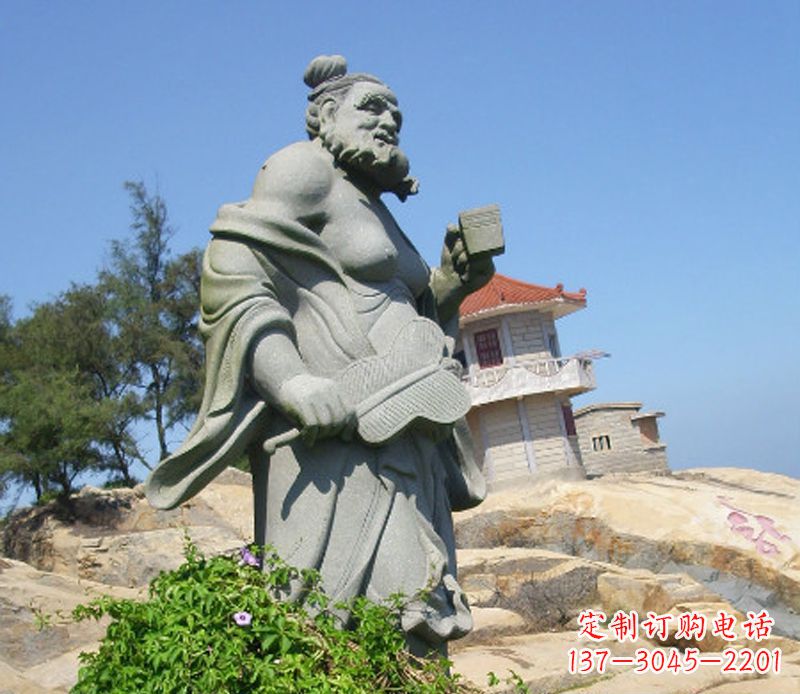 辽阳八仙汉钟离石雕