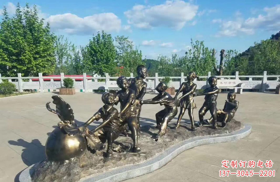 辽阳萝卜精灵铜雕——精致的家居装饰