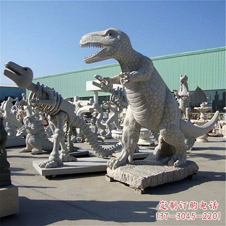 辽阳霸王龙石雕塑