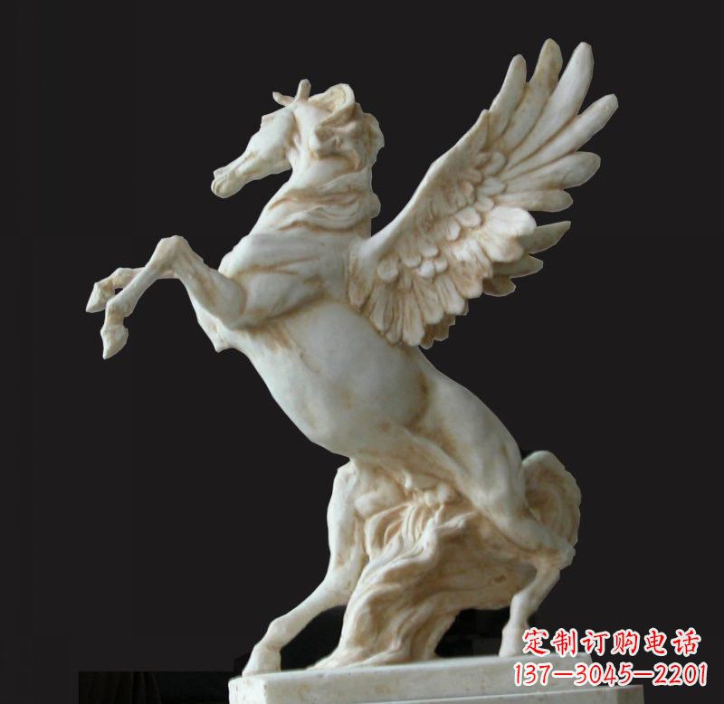 辽阳白色飞马石雕