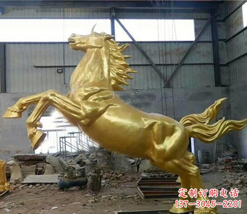 辽阳精致马铜雕塑