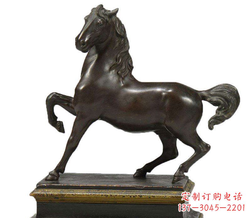 辽阳办公招财马动物铜雕塑