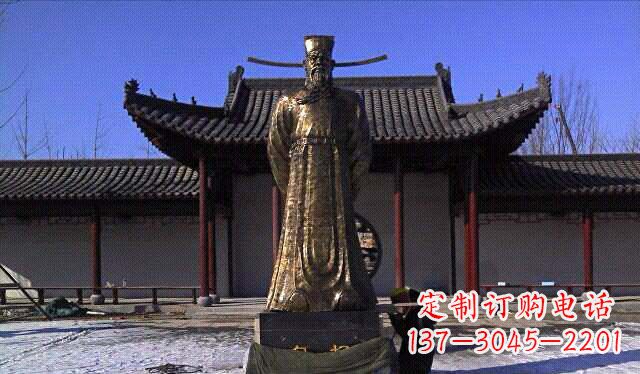 辽阳包拯古代名人铜雕