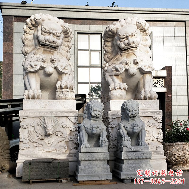 辽阳石狮子雕塑——守护家园的看门神