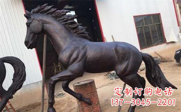 辽阳奔马铜雕222