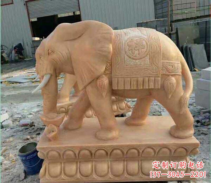 辽阳璀璨大象石雕