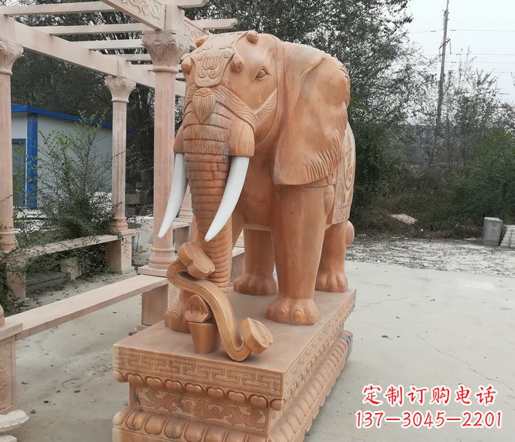 辽阳大象晚霞——传承古老文化的家居艺术品