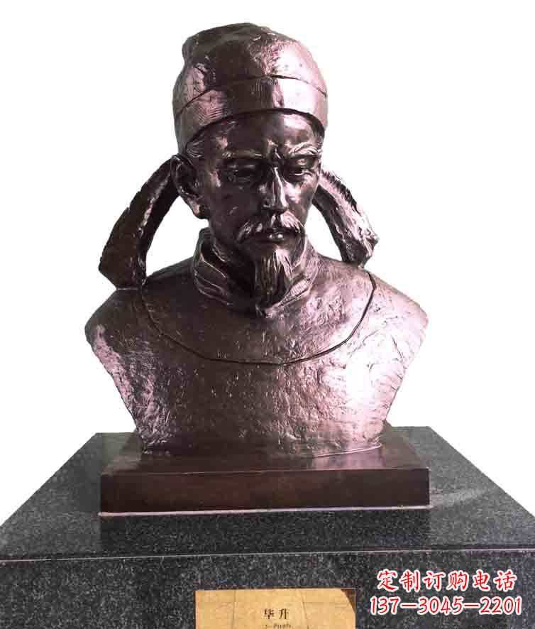 辽阳毕昇胸像古代名人铜雕