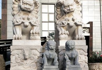 辽阳石狮子雕塑——守护家园的看门神