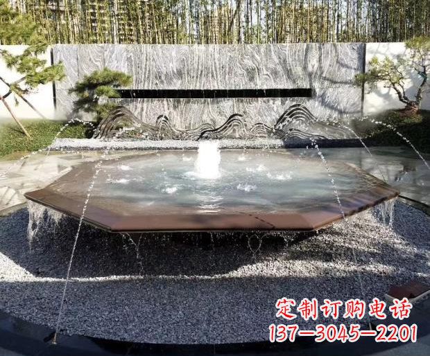 辽阳别墅不锈钢假山雕塑