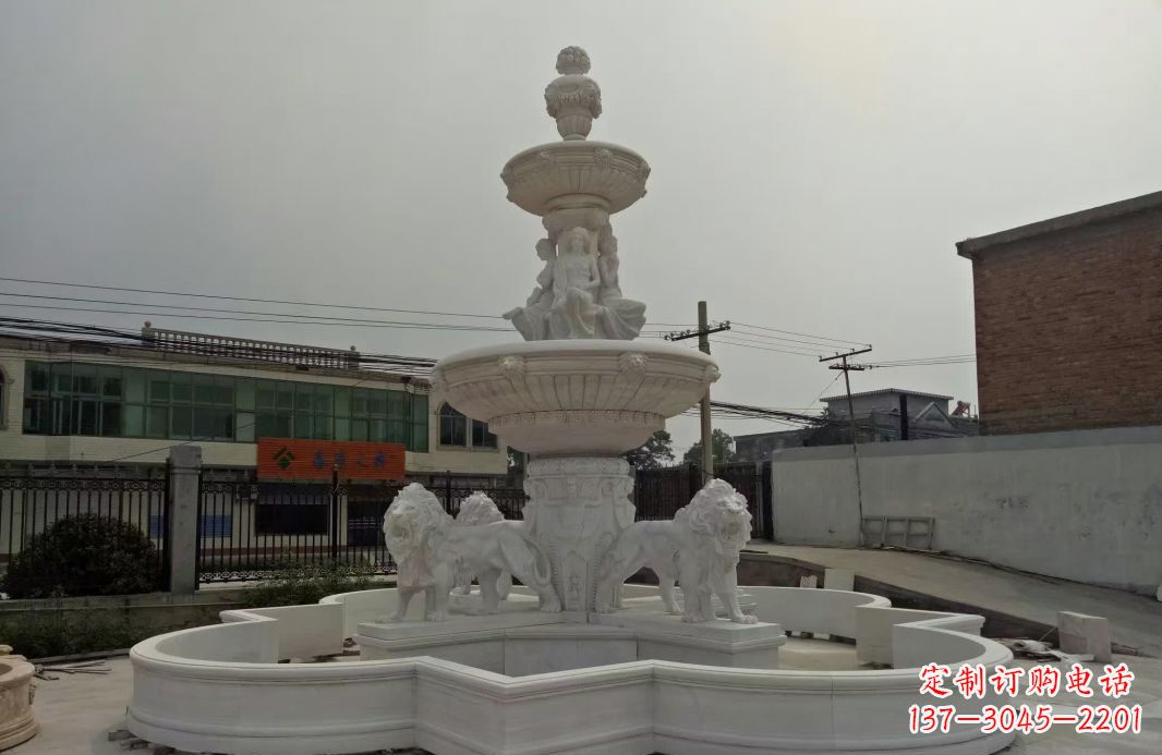 辽阳别墅大型欧式喷泉石雕