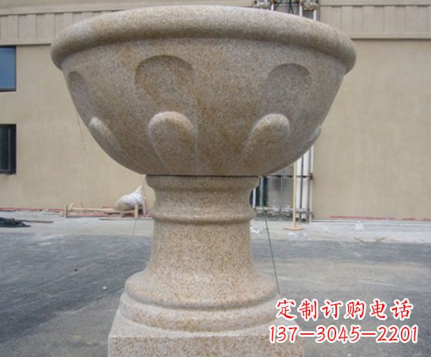 辽阳别墅景观花盆石雕