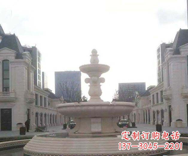 辽阳别墅景观大理石喷泉石雕