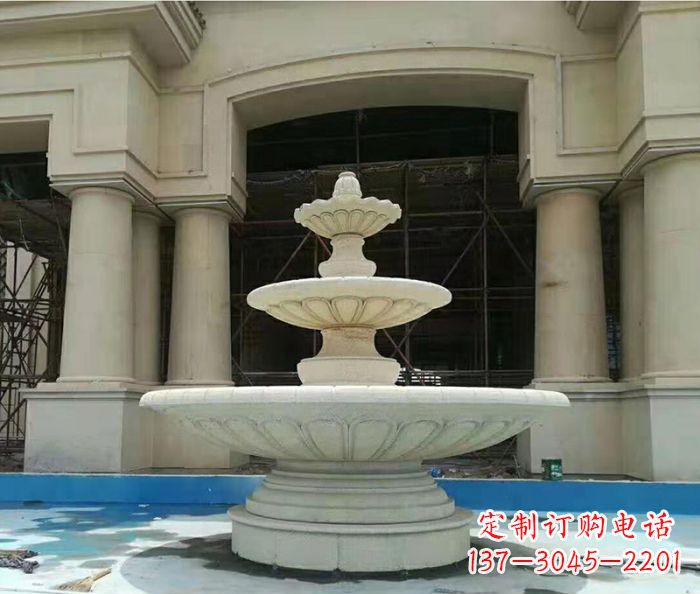 辽阳精美多层喷泉石雕
