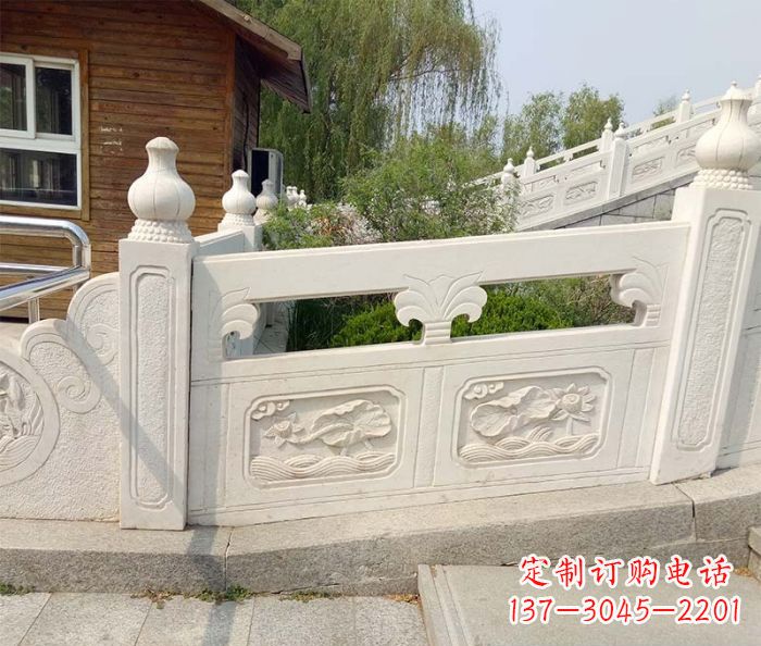 辽阳汉白玉石浮雕栏板,给您的家居带来极致的艺术魅力