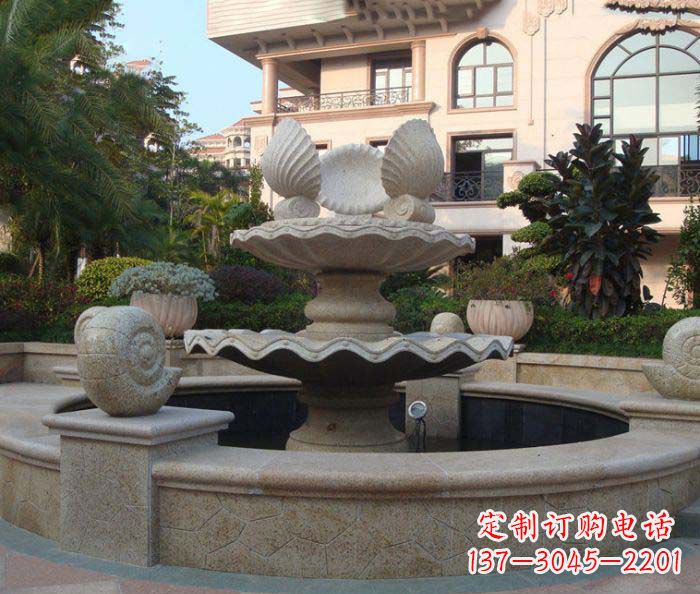 辽阳蜗牛石雕家居景观的精致装饰