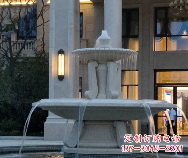 辽阳别墅景观小区喷泉石雕