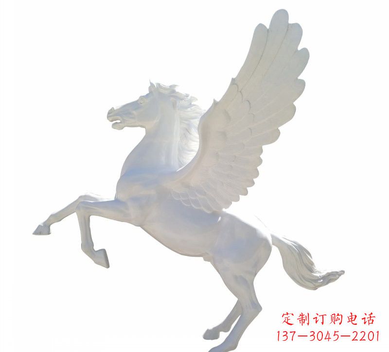 辽阳玻璃钢白色飞马
