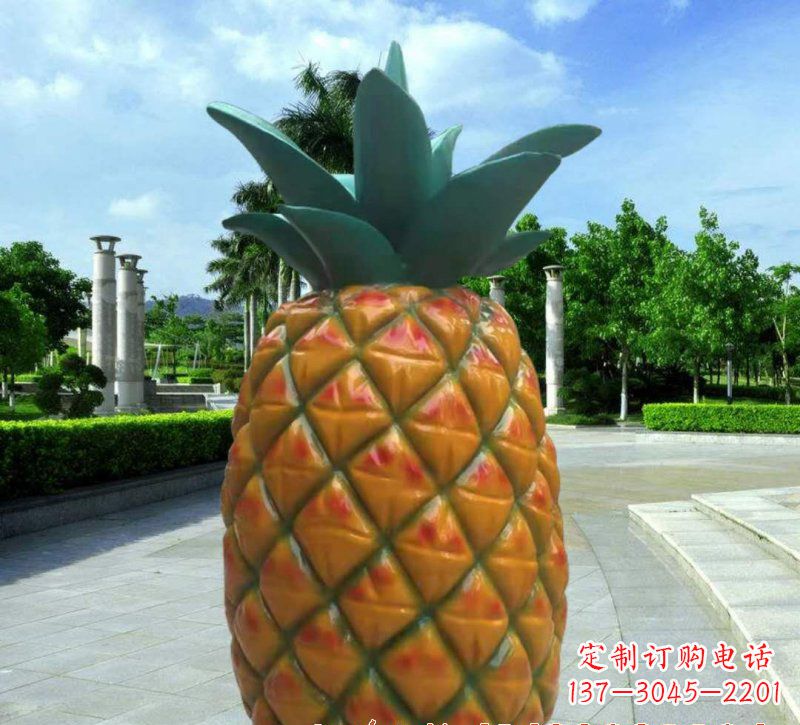辽阳玻璃钢菠萝雕塑