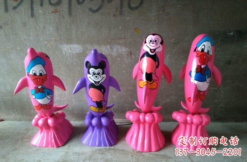 辽阳玻璃钢海豚雕塑把海洋之美带到你家