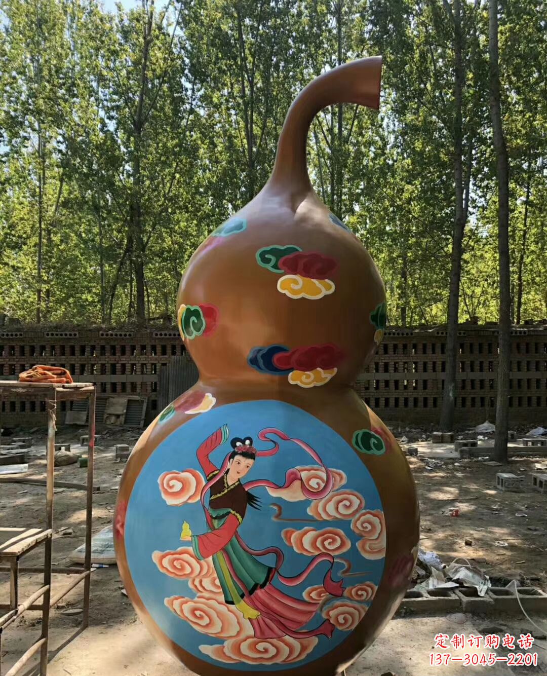 辽阳新颖玻璃钢葫芦雕塑