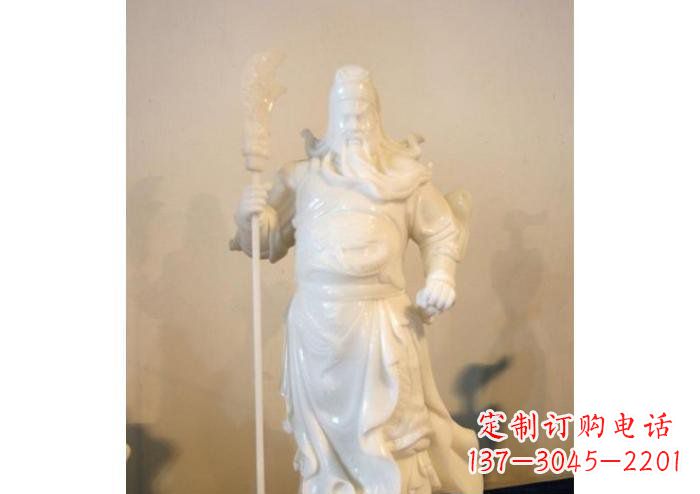 辽阳关公雕塑玻璃钢制作的精美杰作