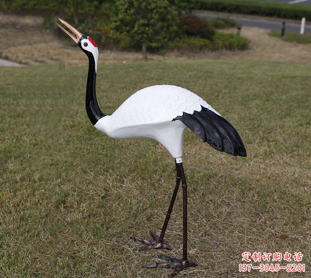 辽阳玻璃钢雕塑仙鹤