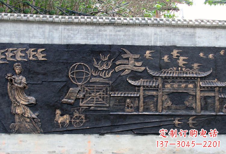 辽阳玻璃钢仿铜牡丹雕塑