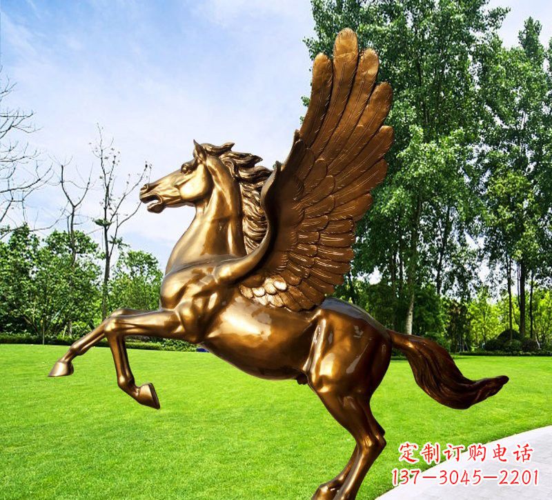 辽阳玻璃钢仿铜动物马雕塑精美的艺术品