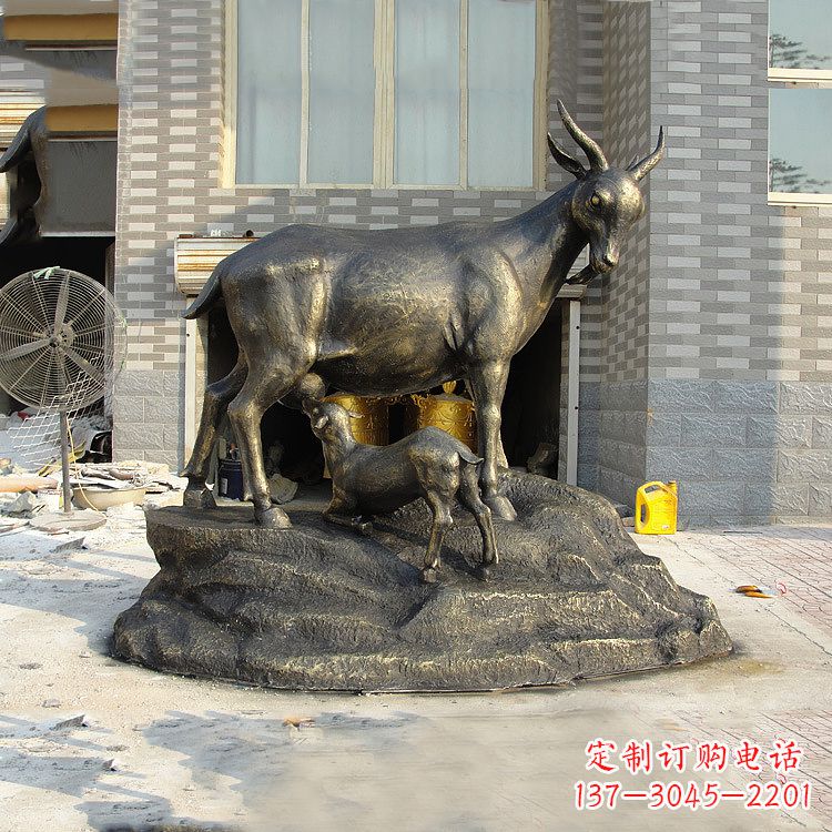 辽阳玻璃钢仿铜动物雕塑