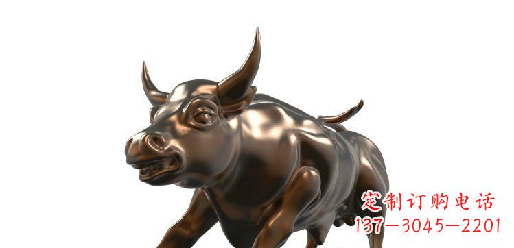辽阳玻璃钢仿铜牛公园动物雕塑视觉盛宴
