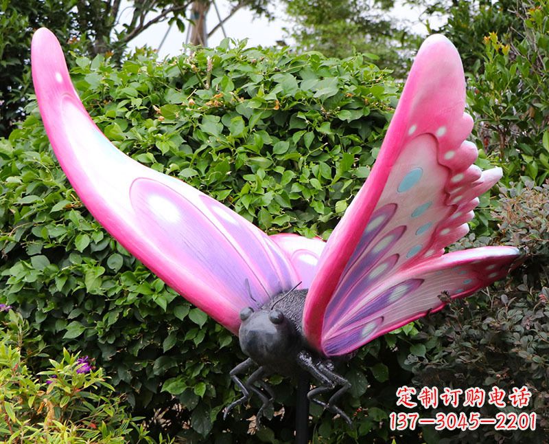 辽阳玻璃钢蝴蝶雕塑艺术之美