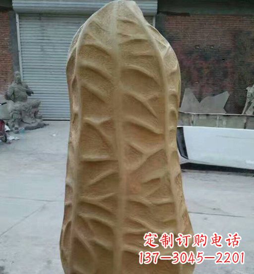辽阳玻璃钢精美花生雕塑