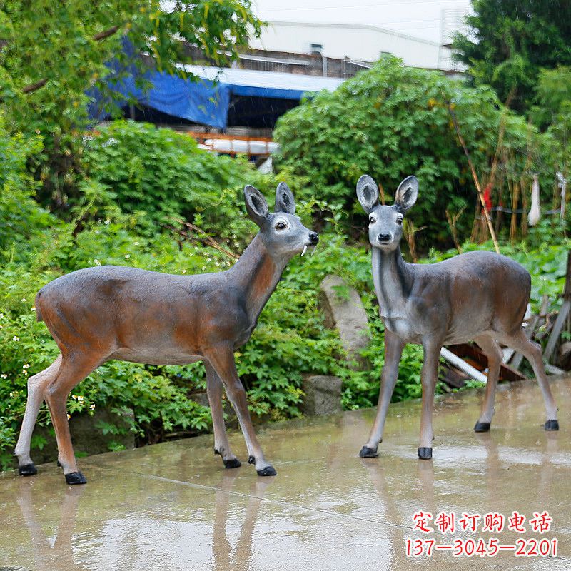 辽阳精致玻璃钢动物雕塑
