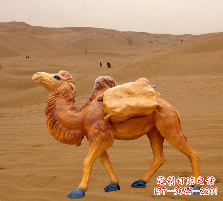 辽阳玻璃钢骆驼雕塑