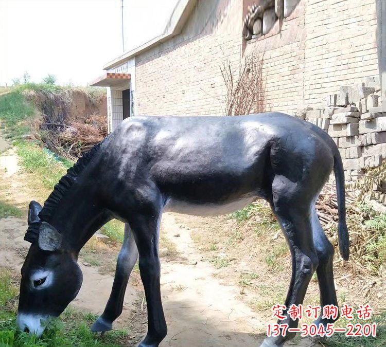 辽阳玻璃钢雕刻毛驴,传承传统文化