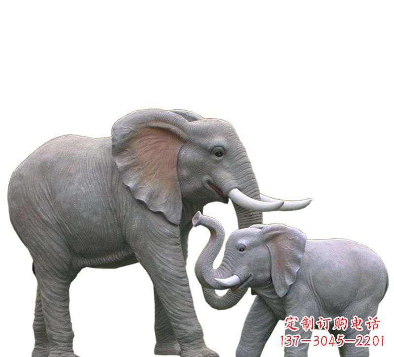 辽阳玻璃钢大象雕塑给环境带来美丽