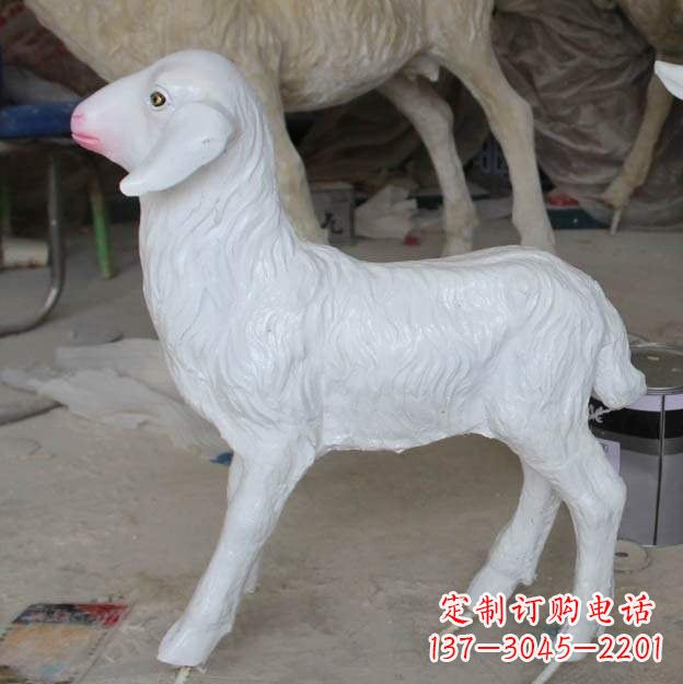 辽阳玻璃钢仿真小羊