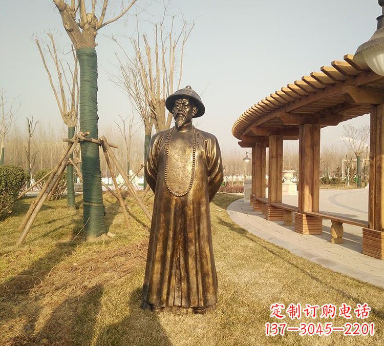 辽阳林则徐玻璃钢雕塑突破传统材料的创新之作