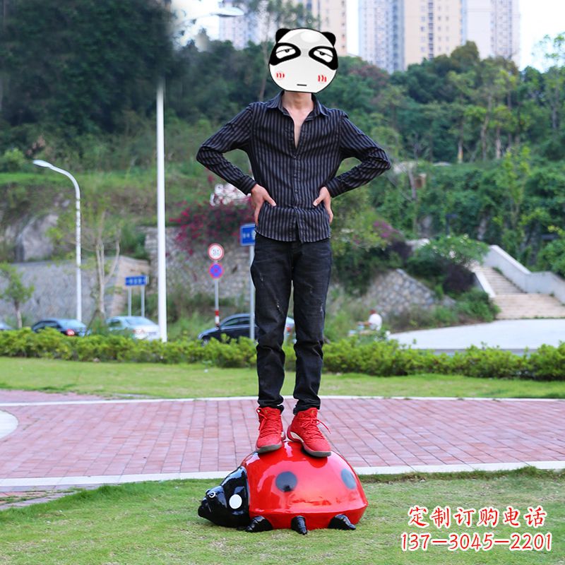辽阳玻璃钢七星瓢虫雕塑艺术的精灵