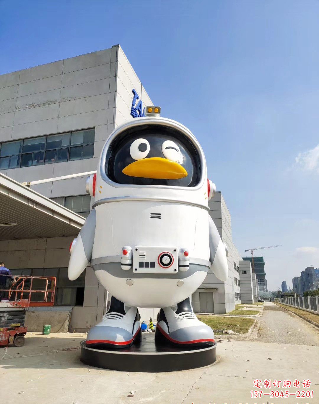 辽阳玻璃钢企鹅雕塑——海洋的象征