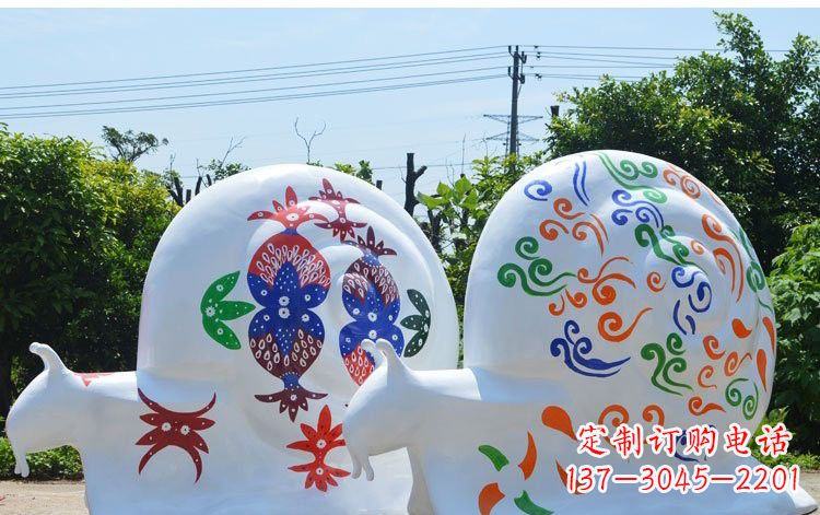 辽阳玻璃钢蜗牛一种精美的雕塑