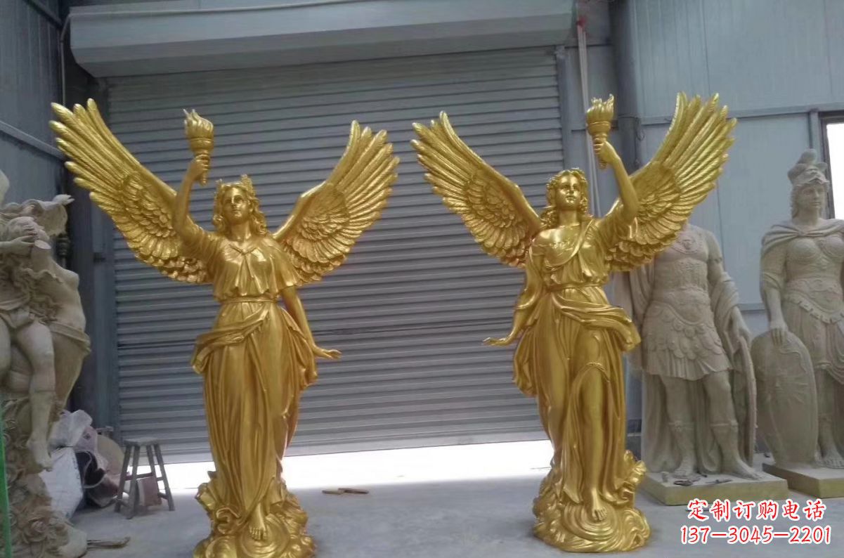 辽阳玻璃钢天使西方人物雕塑之美