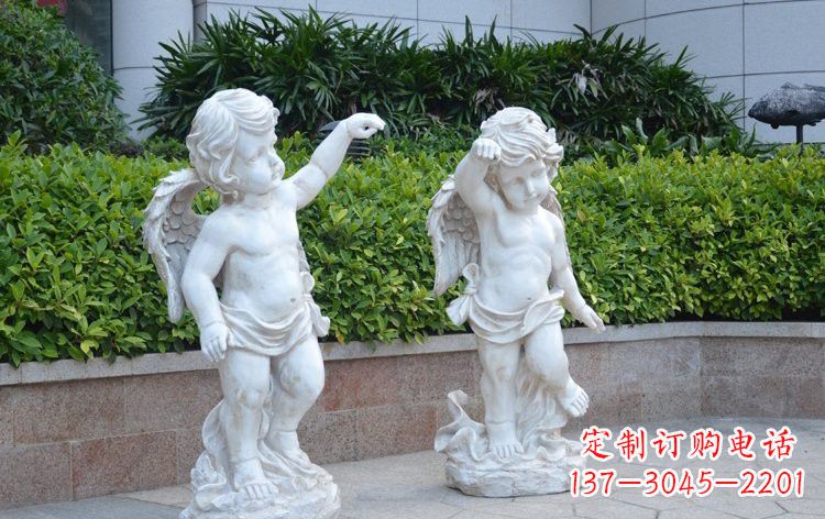 辽阳玻璃钢天使雕塑精美绝伦