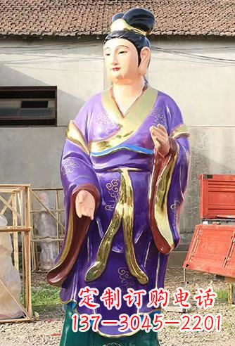 辽阳玻璃钢宗教庙宇彩绘八仙神像