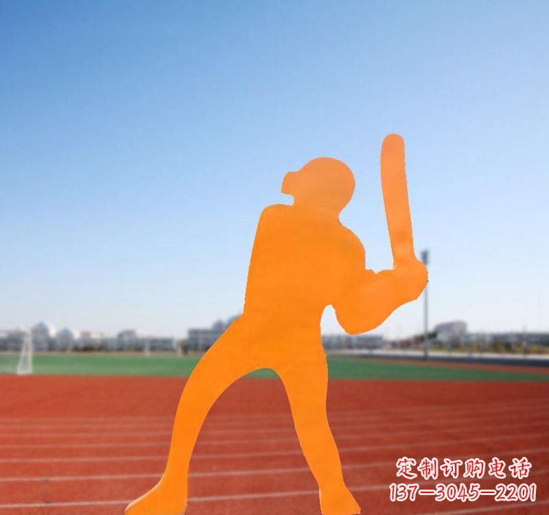 辽阳棒球运动人物雕塑传承棒球精神